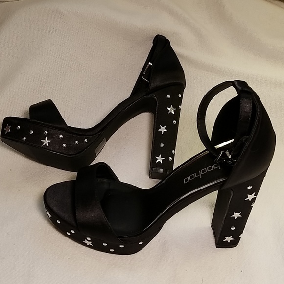 high heels with stars